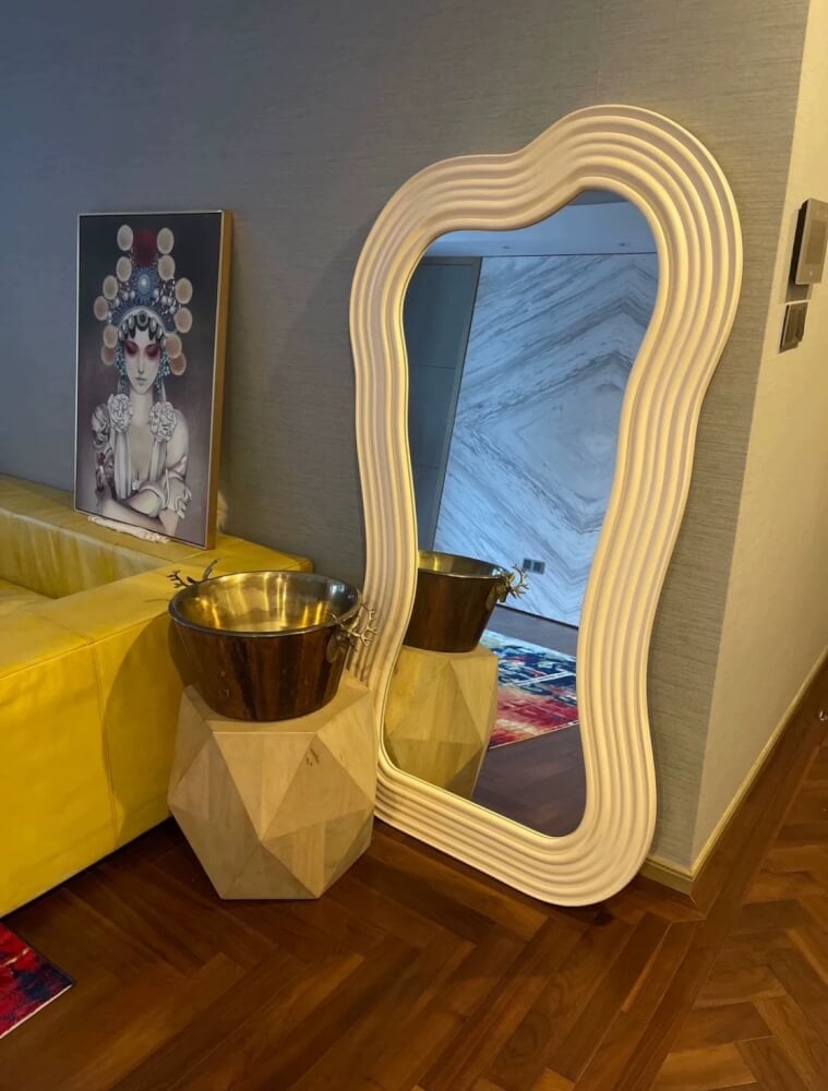 กระจกตั้งพื้น MY DOLLD HOUSE ZENN 160 CM. สีขาว